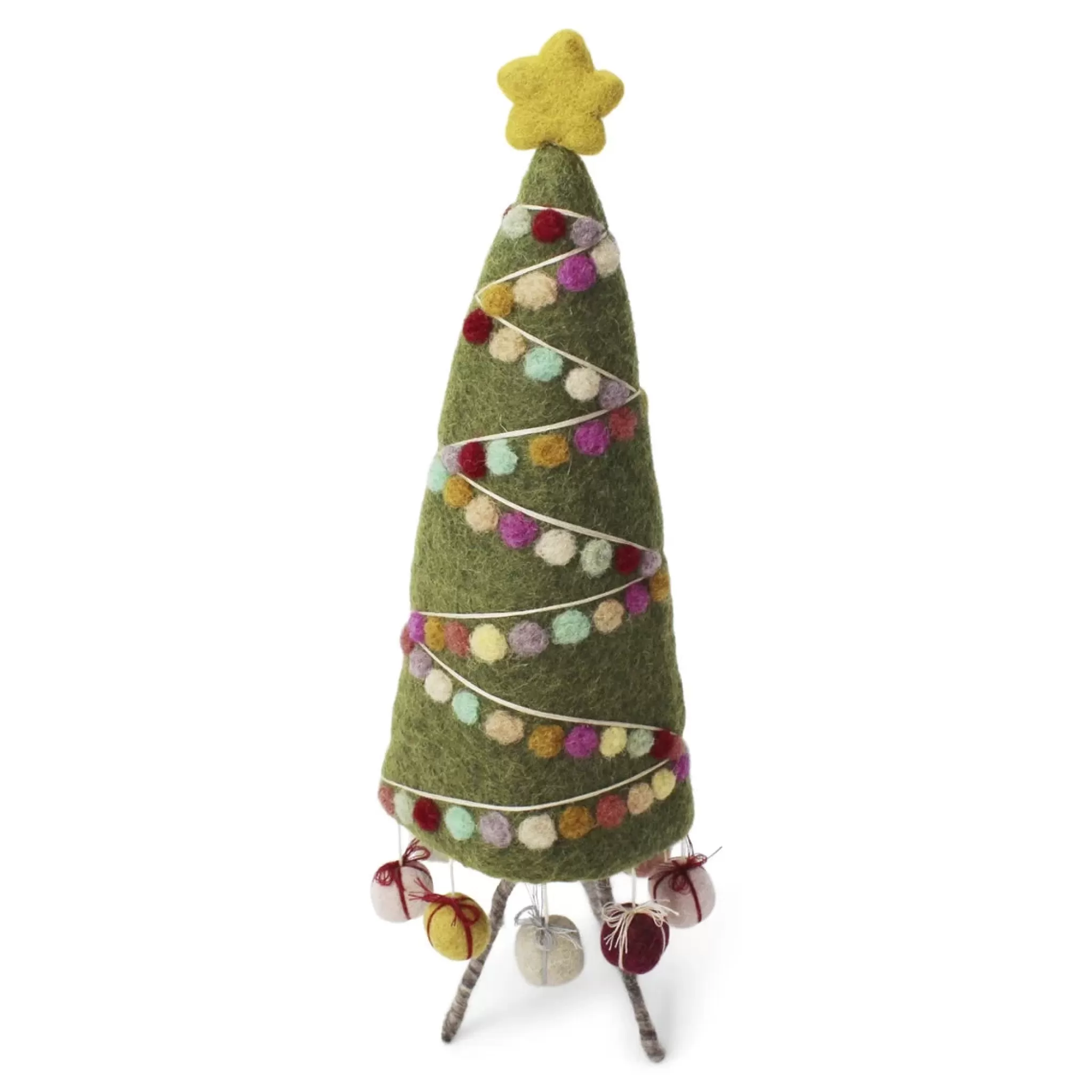 En Gry & Sif Christmas Figurine - A Decorated Tree With Garlands - X Large
