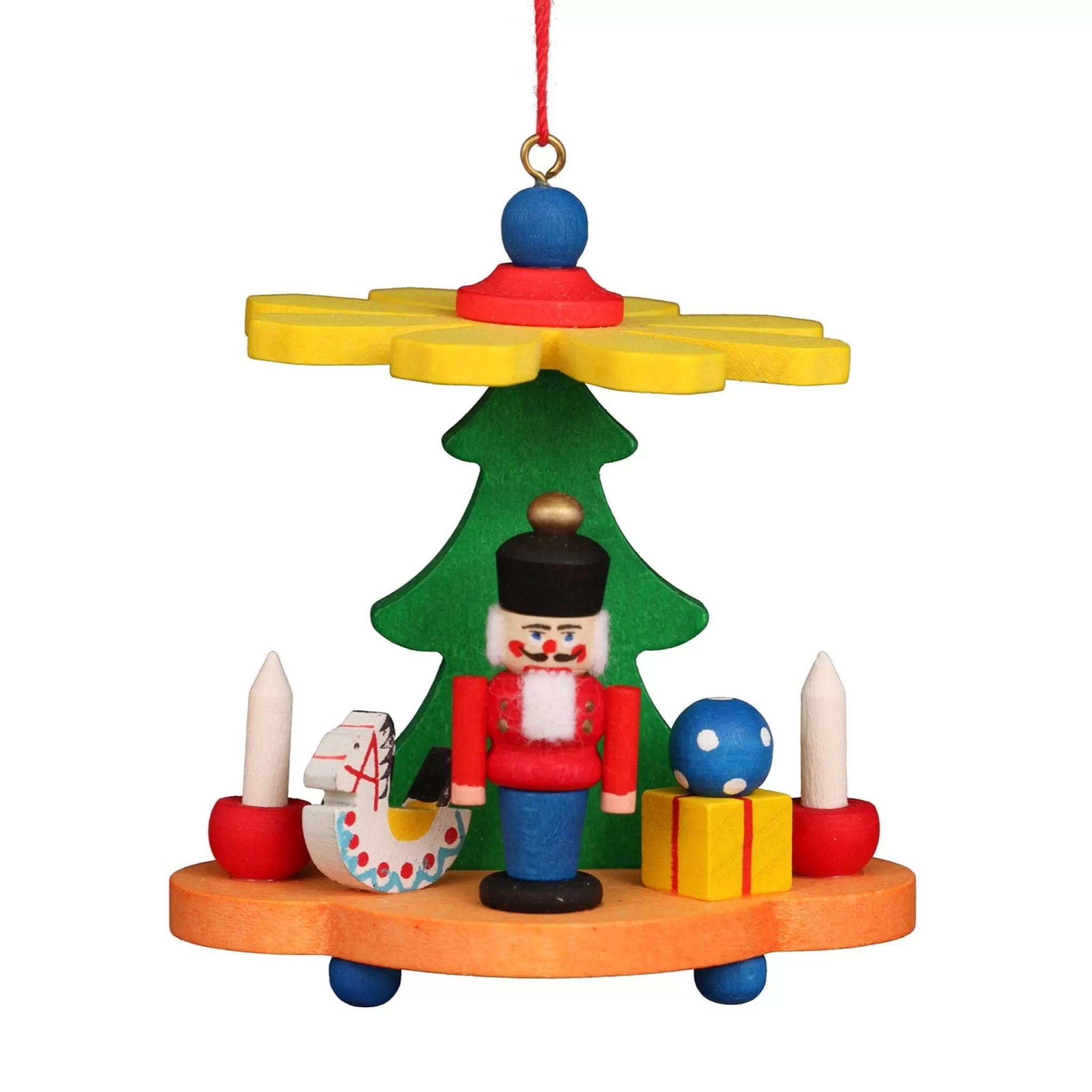 Christian Ulbricht Colorful Nutcracker Pyramid - Christmas Tree Decoration