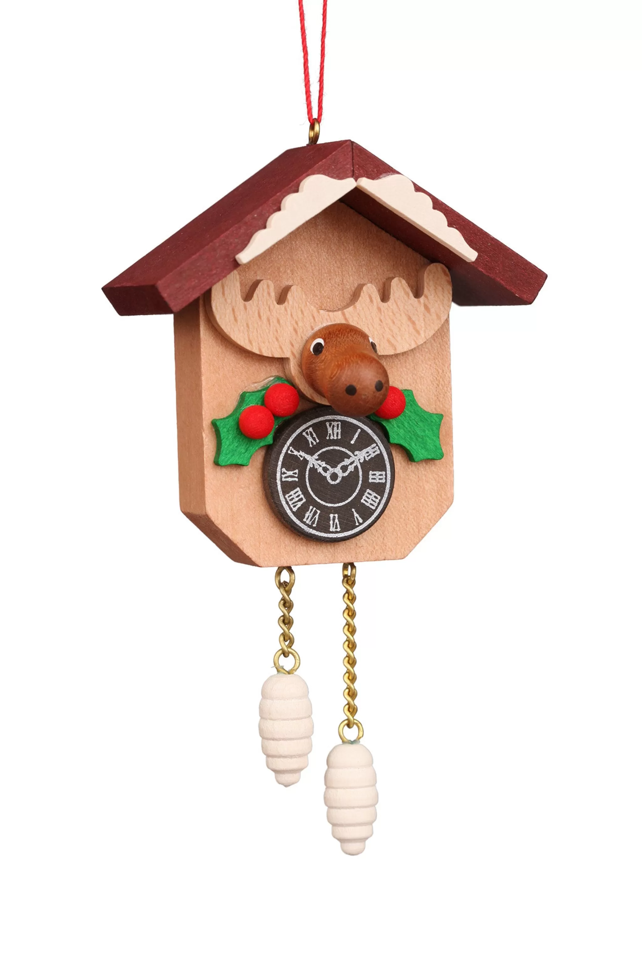 Christian Ulbricht Cuckoo Clock - Christmas Moose - Christmas Tree Decoration