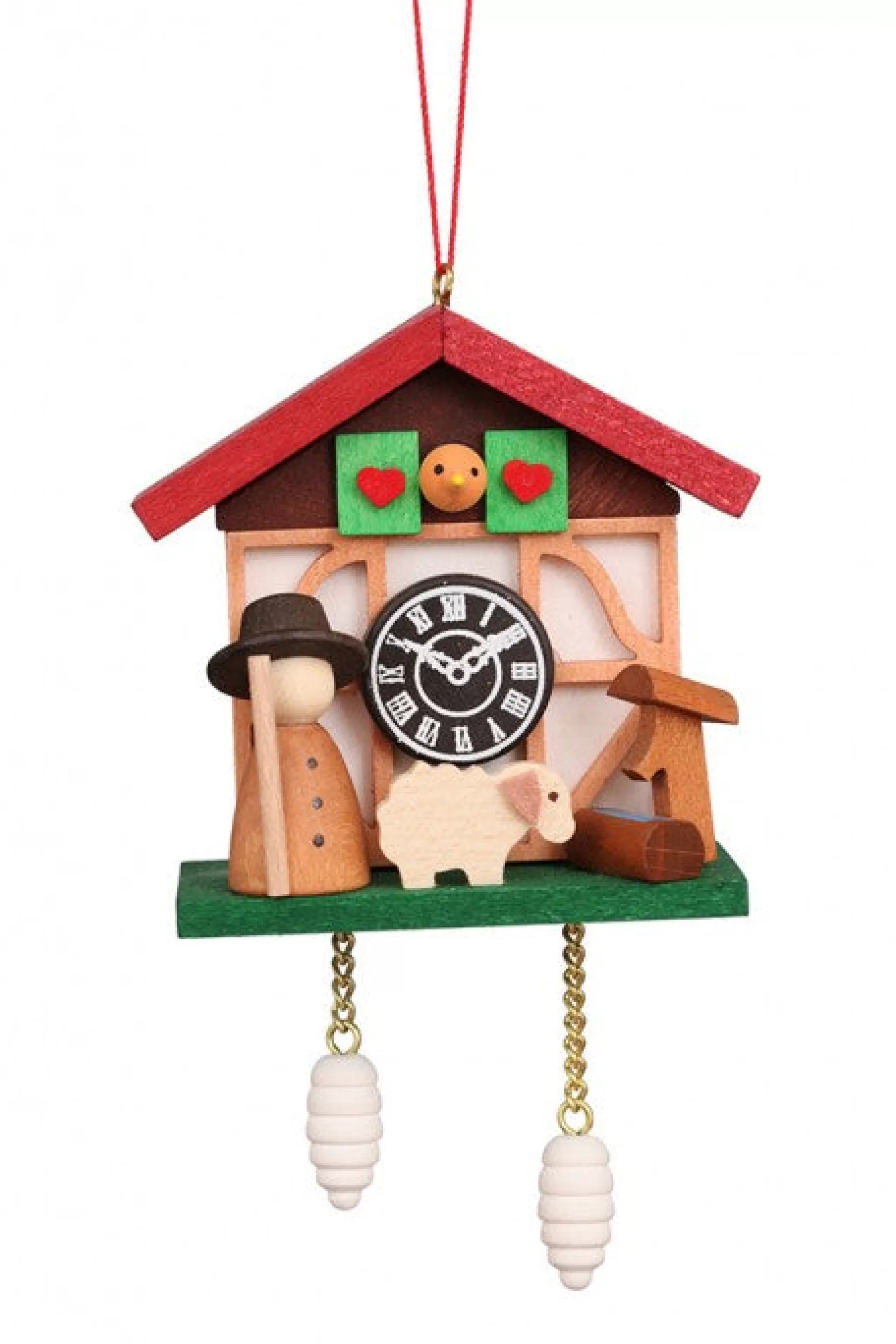 Christian Ulbricht Cuckoo Clock - Shepherd'S Workshop - Christmas Tree Decoration