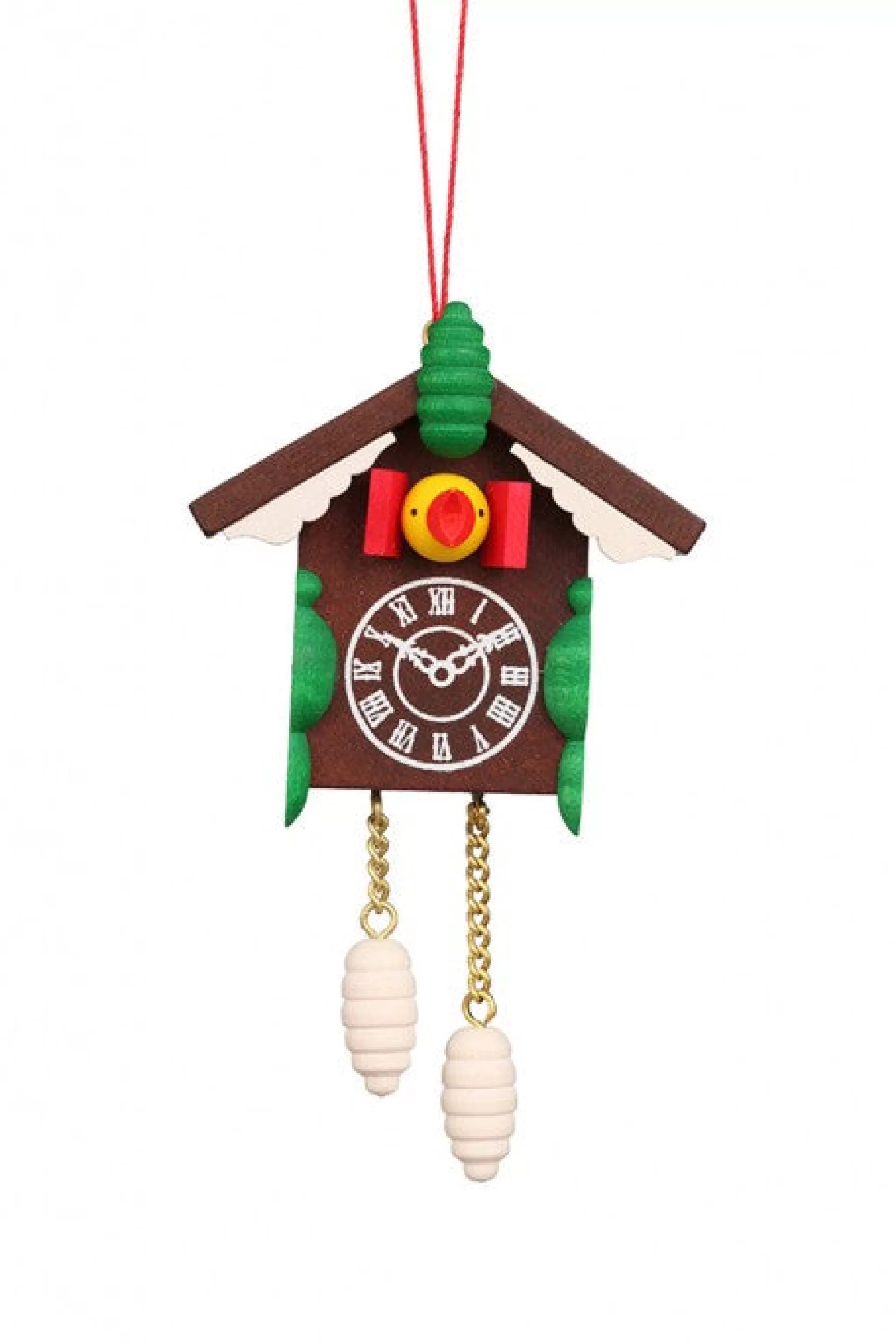 Christian Ulbricht Cuckoo Clock - Snow-Capped Roof - Christmas Tree Decoration