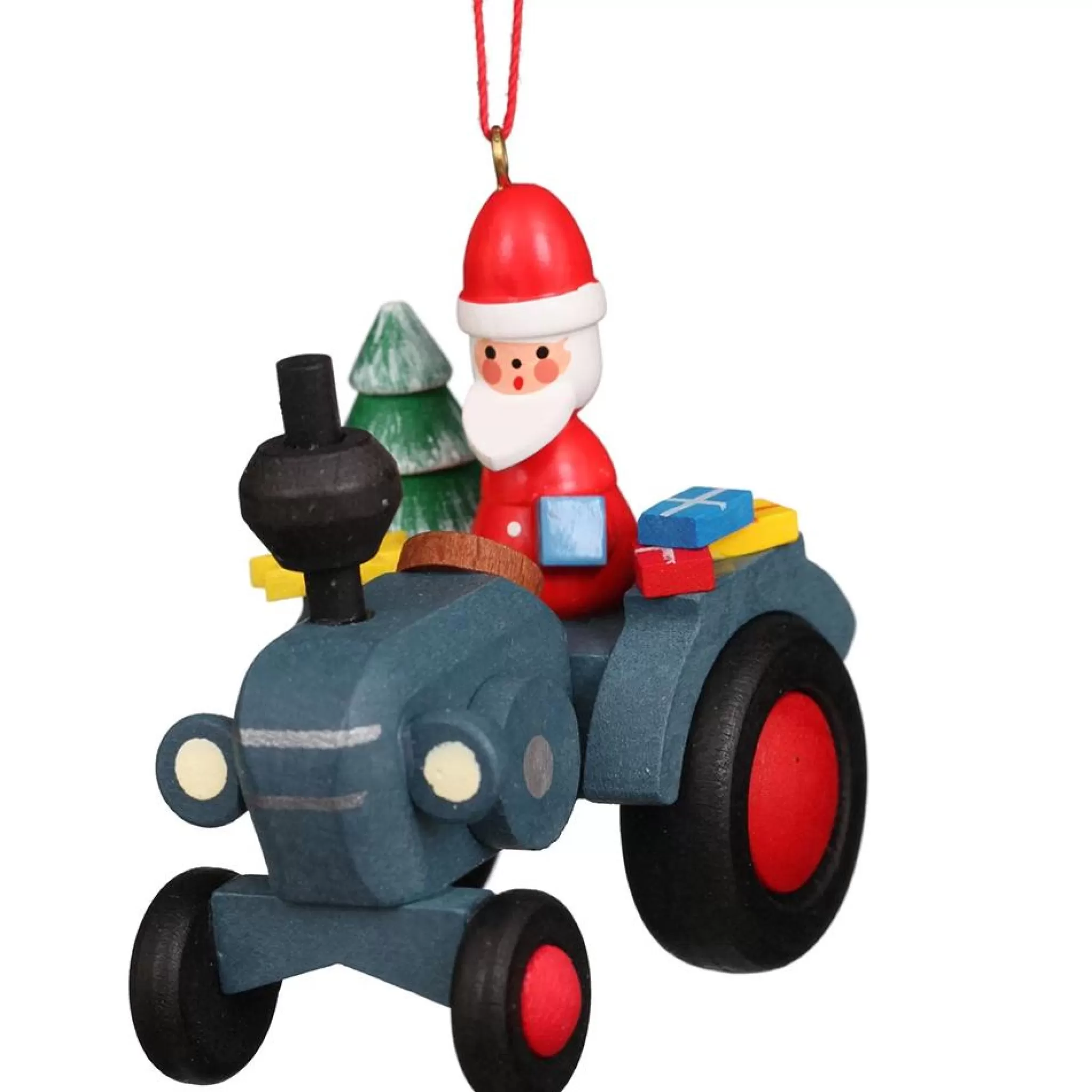Christian Ulbricht Farmer Santa On Tractor - Christmas Tree Decoration