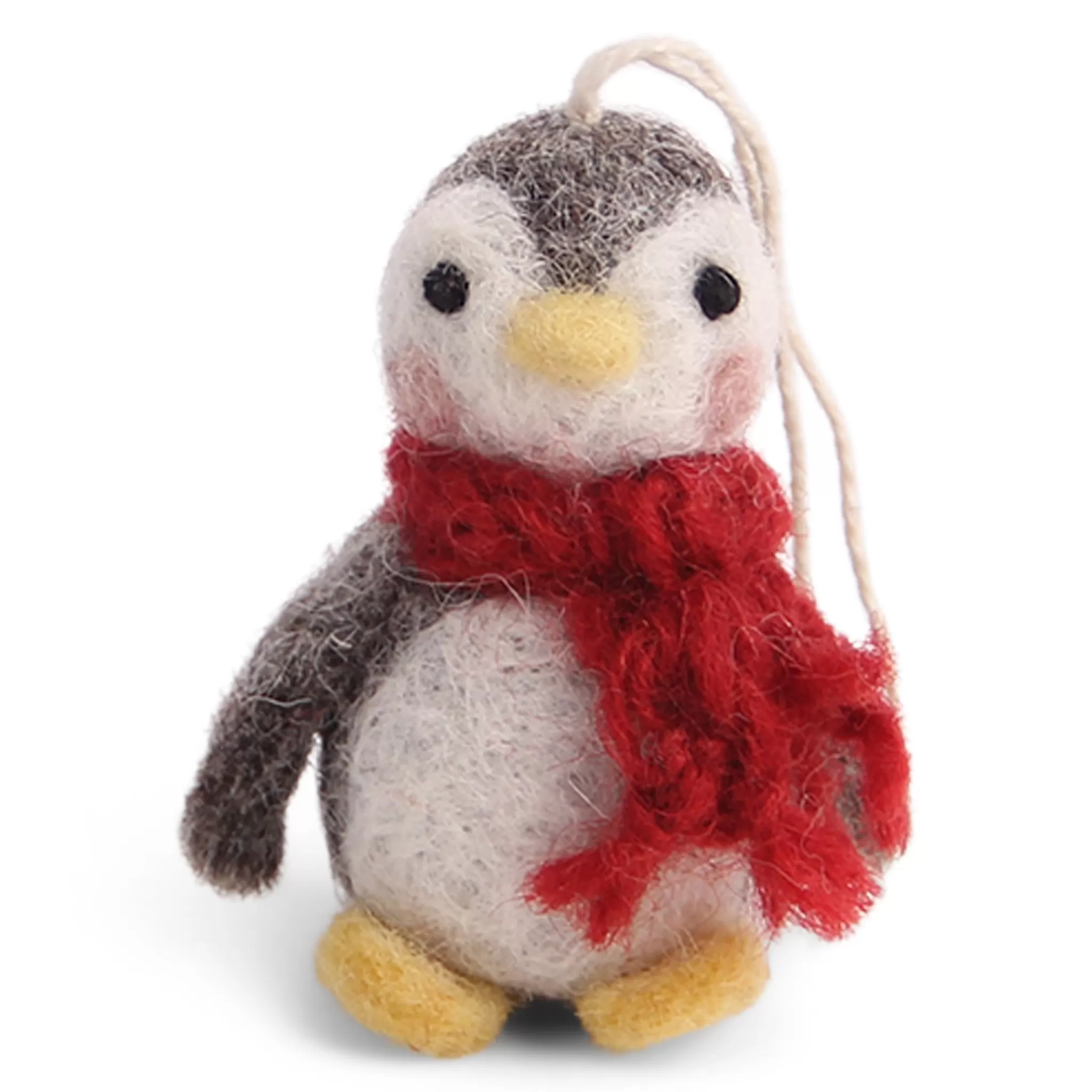 En Gry & Sif Felt Christmas Tree Decoration - Baby Penguin (Set Of 3)
