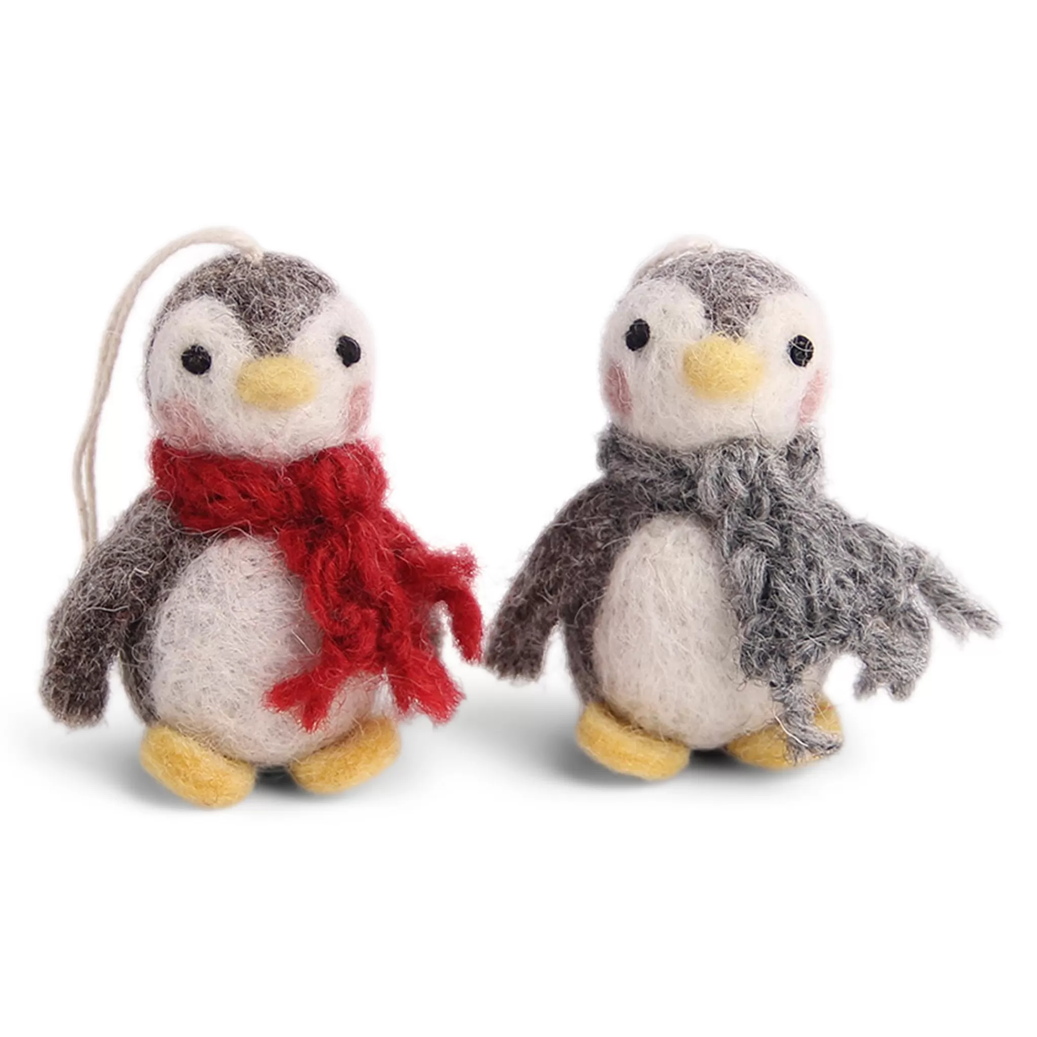 En Gry & Sif Felt Christmas Tree Decoration - Baby Penguin (Set Of 3)
