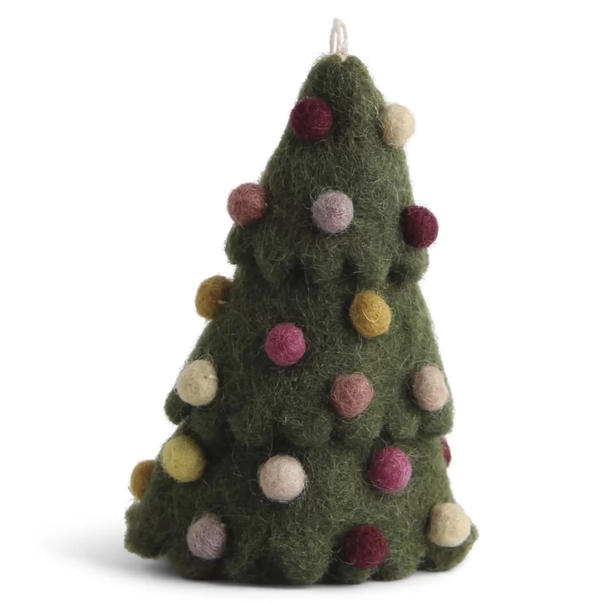 En Gry & Sif Felt Christmas Tree Decoration - Christmas Tree With Baubles