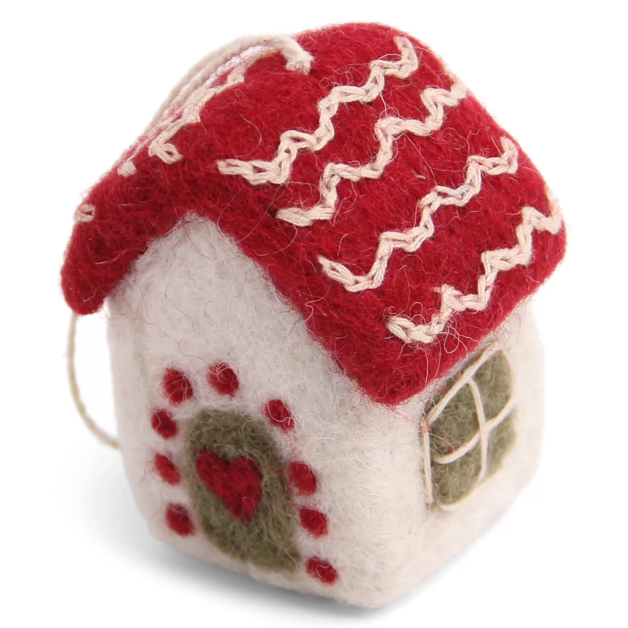 En Gry & Sif Felt Christmas Tree Decoration - Little Christmas House