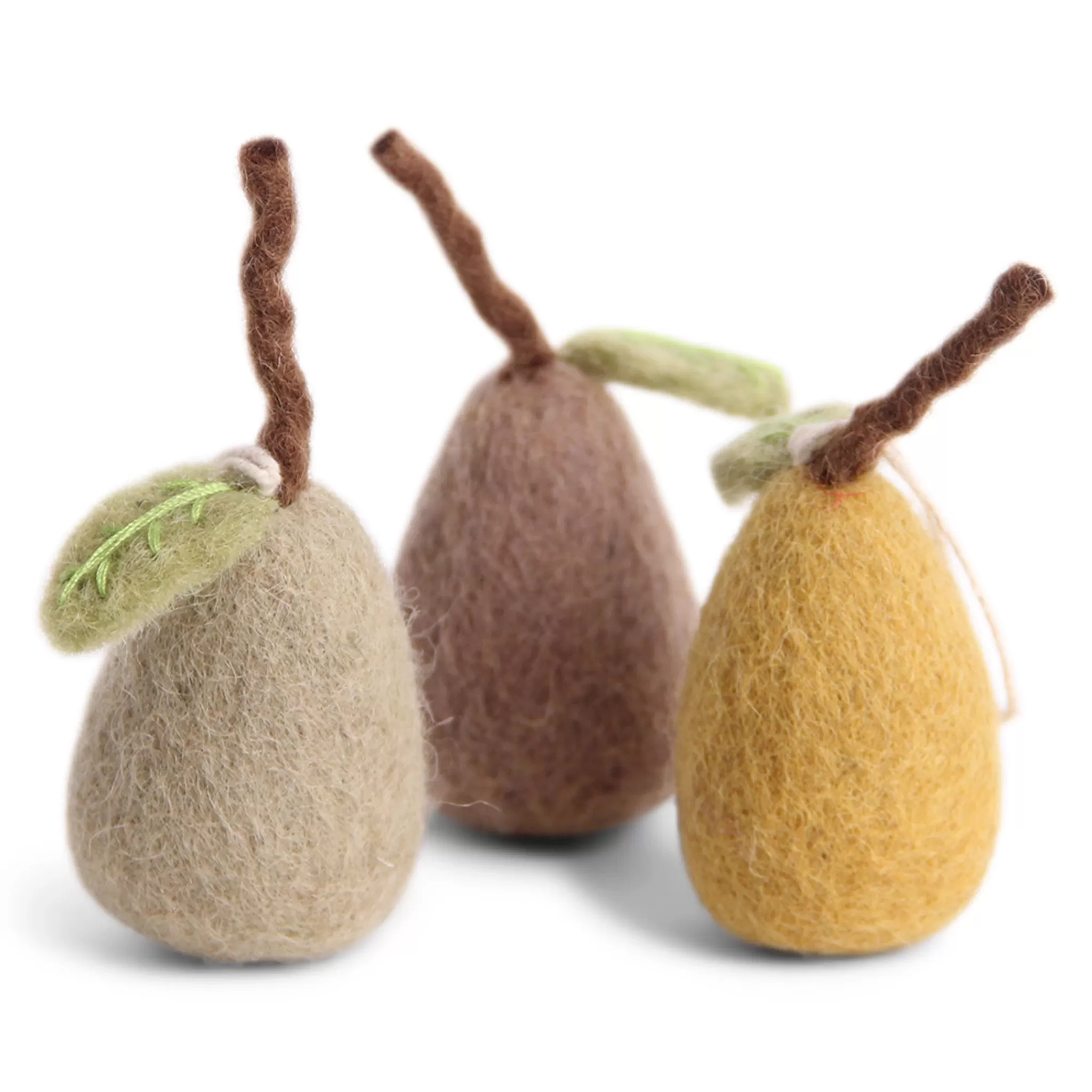 En Gry & Sif Festive Pears - Pastel (Set Of 3) - Hanging Decorations
