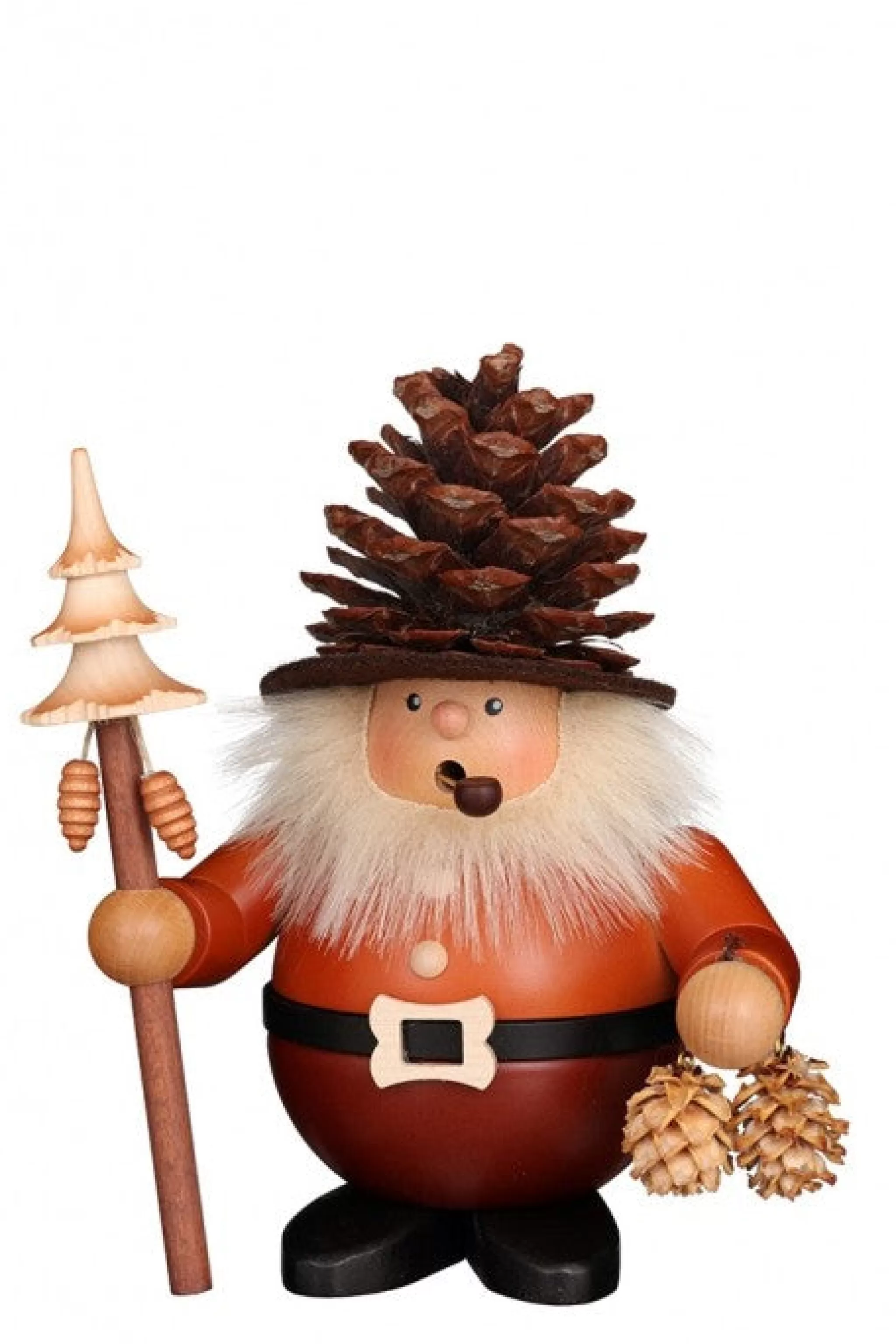 Christian Ulbricht Incense Burner - Premium - Fir Cone Santa'S Helper