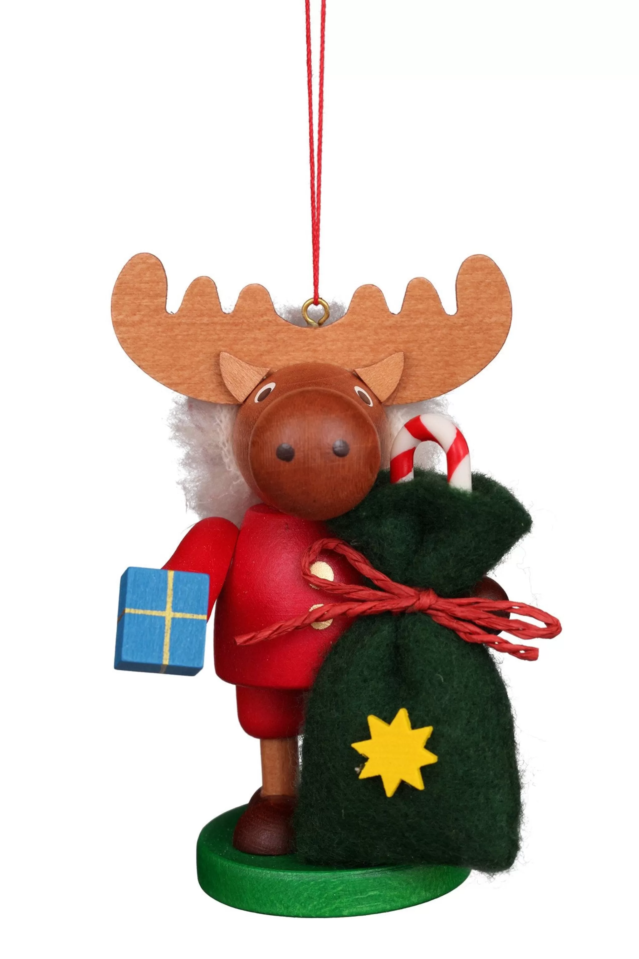 Christian Ulbricht Large Gnome Christmas Tree Decoration - Christmas Moose (Colourful)