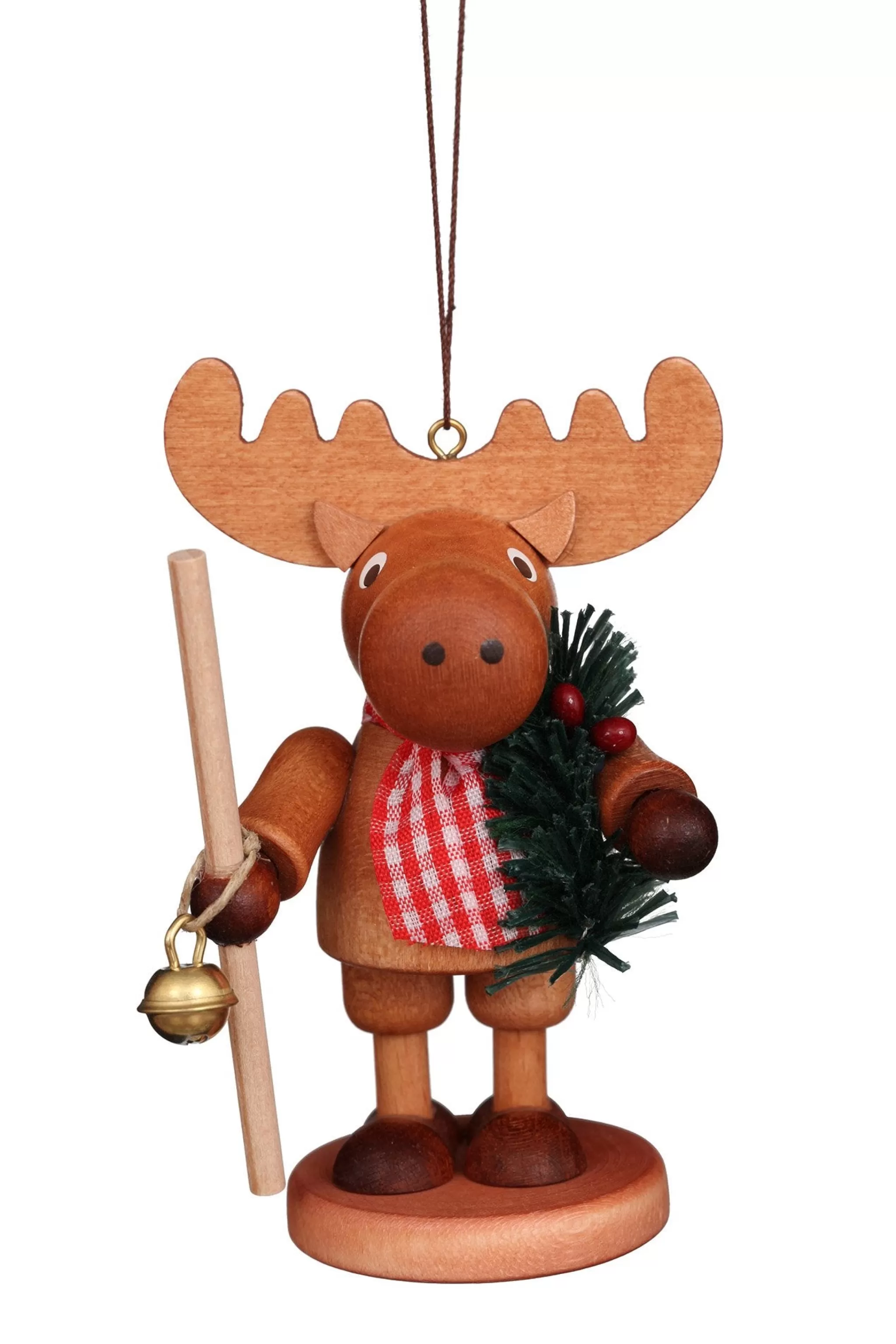 Christian Ulbricht Large Gnome Christmas Tree Decoration - Christmas Moose (Natural)