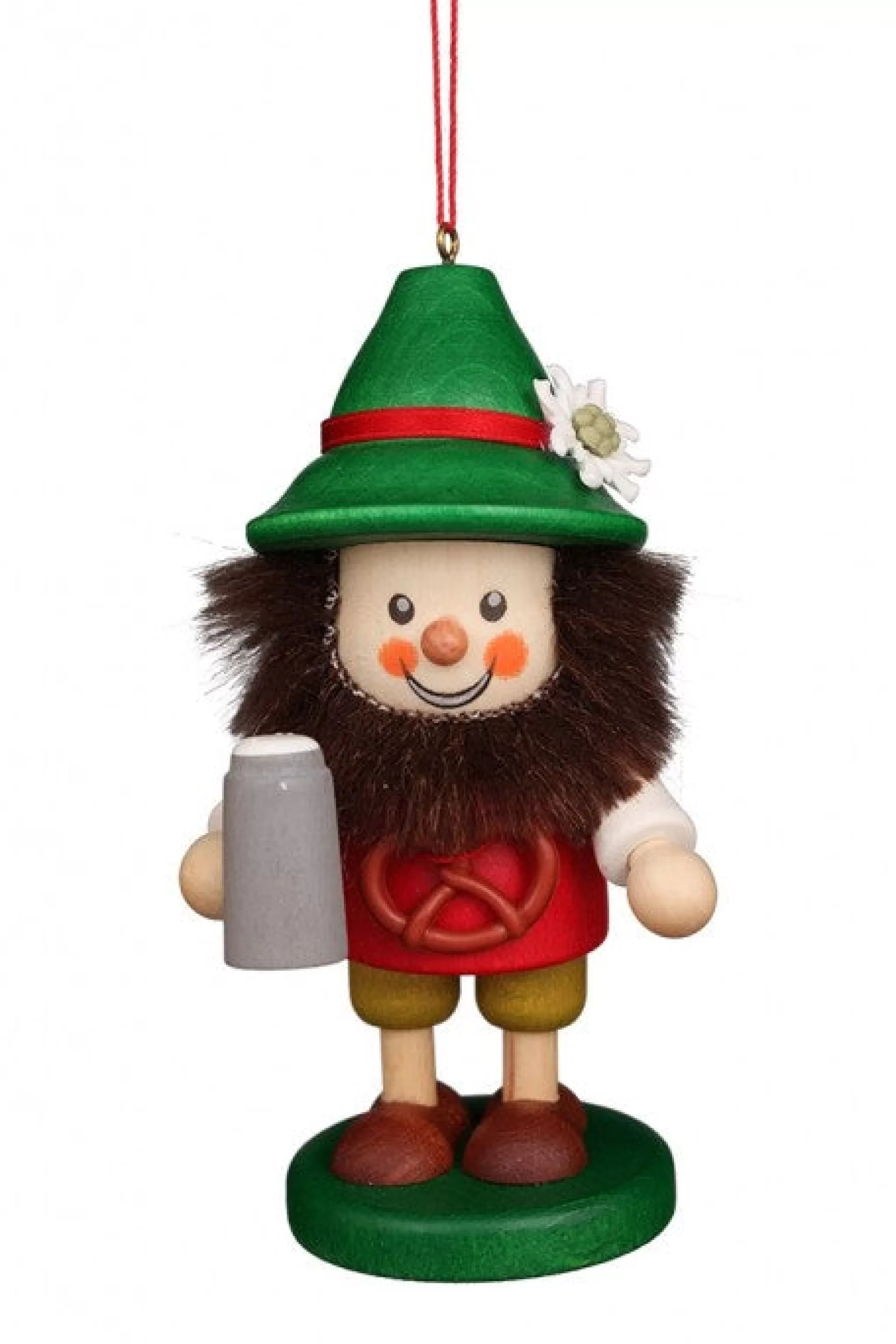 Christian Ulbricht Large Gnome Christmas Tree Decoration - Colourful Bavarian