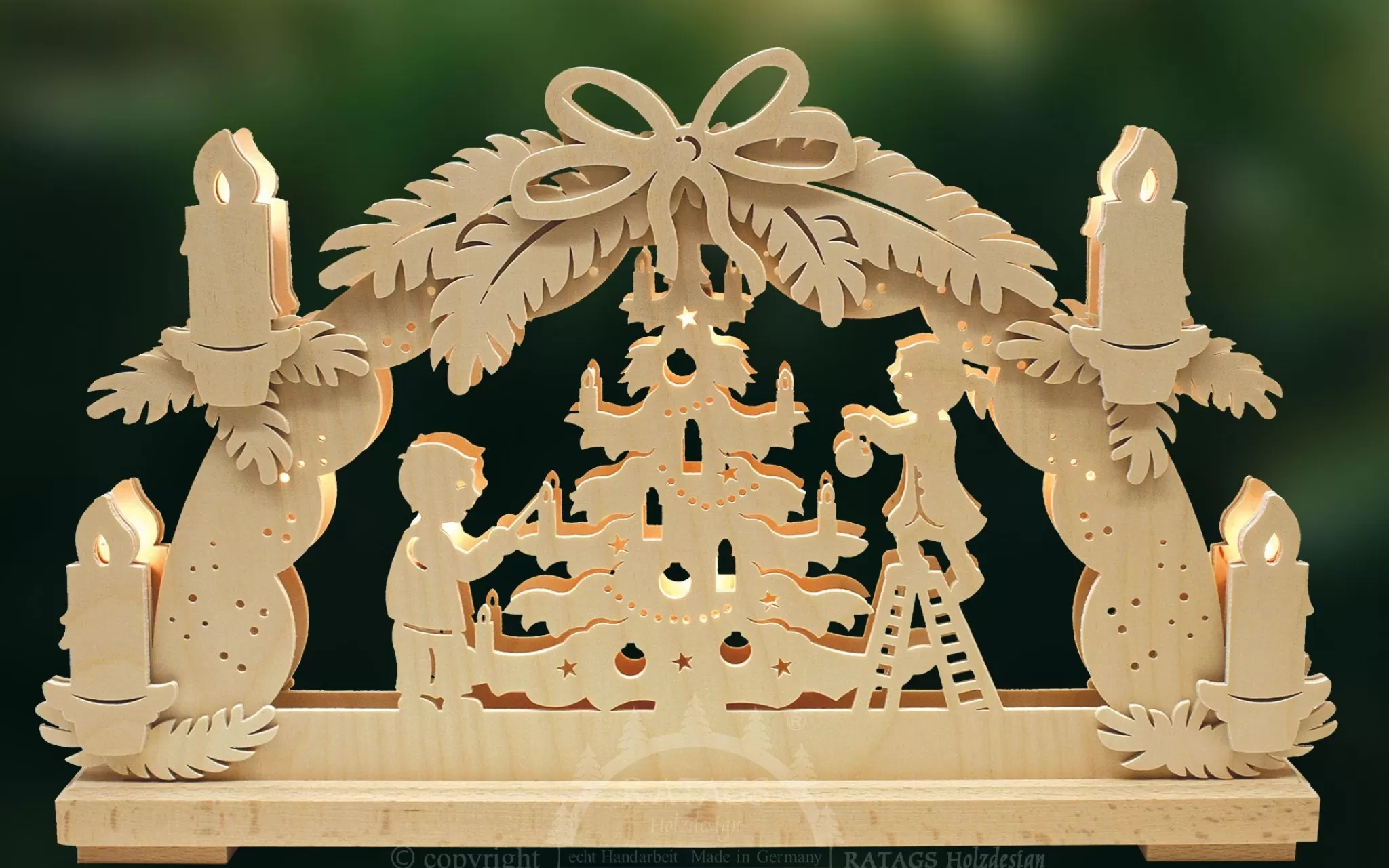 Ratags Lighted Arch (Schwibbogen) - Classic - Decorating The Tree