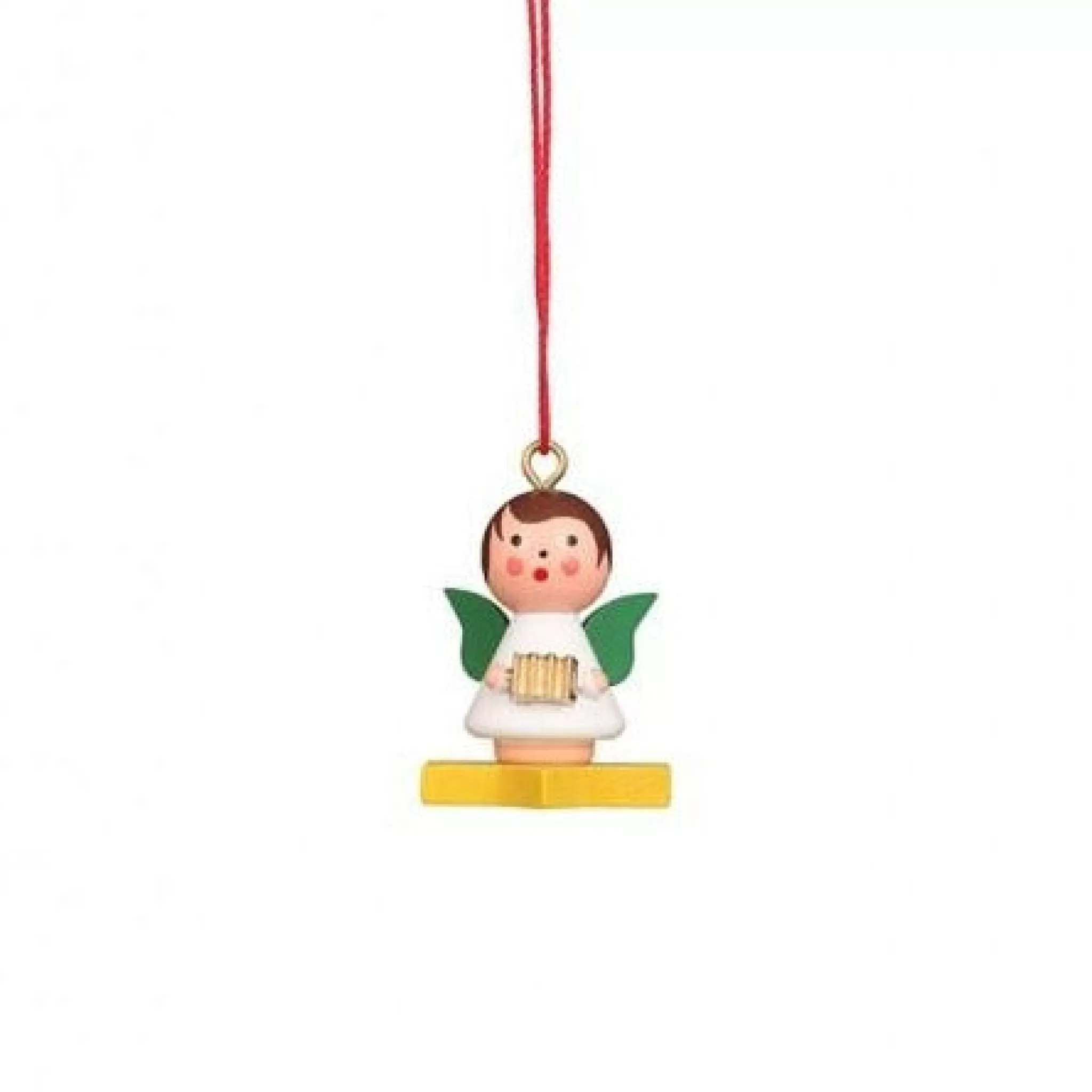 Christian Ulbricht Mini Angel - Floating On A Colourful Star - Christmas Tree Decoration
