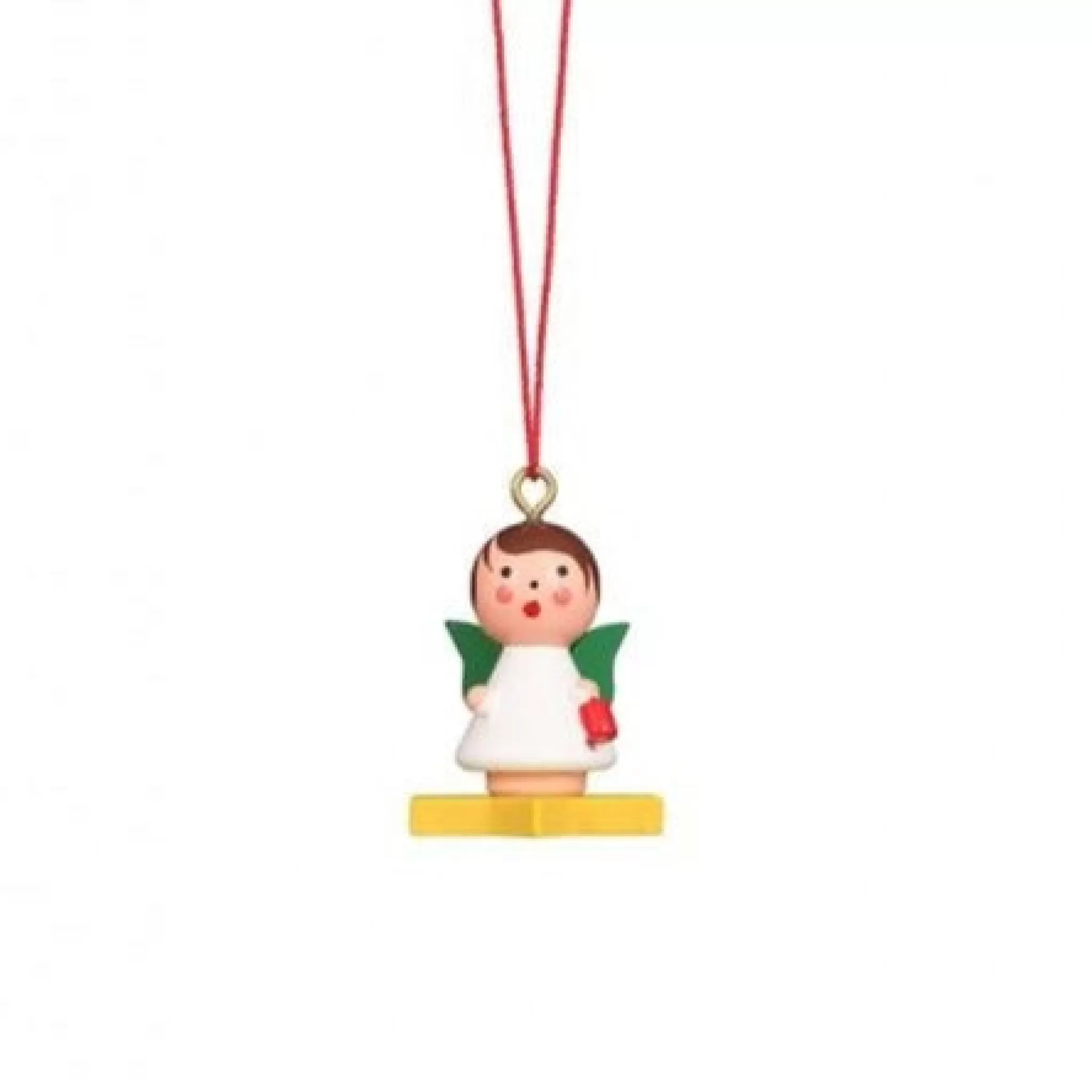 Christian Ulbricht Mini Angel - Floating On A Colourful Star - Christmas Tree Decoration