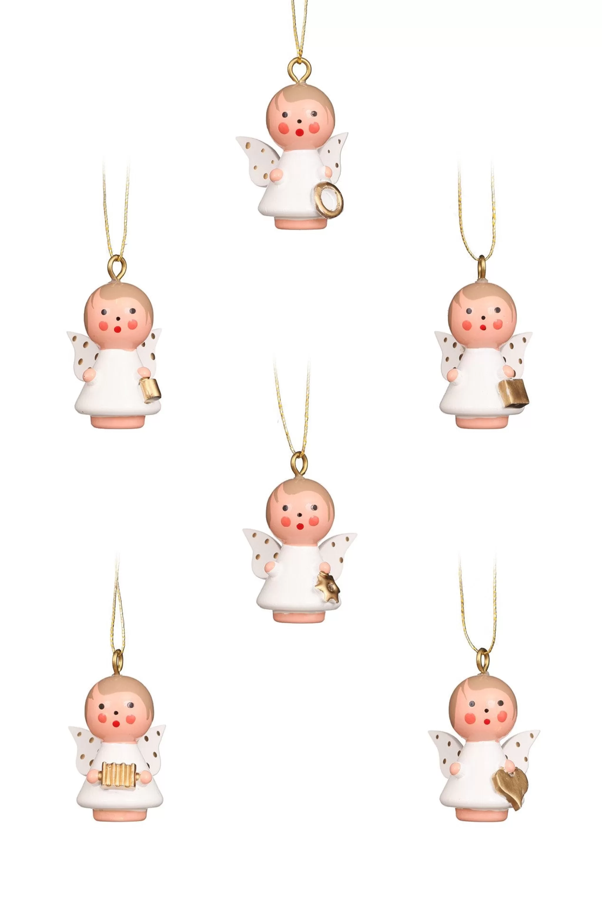 Christian Ulbricht Mini Angel - Golden Wings - Christmas Tree Decoration