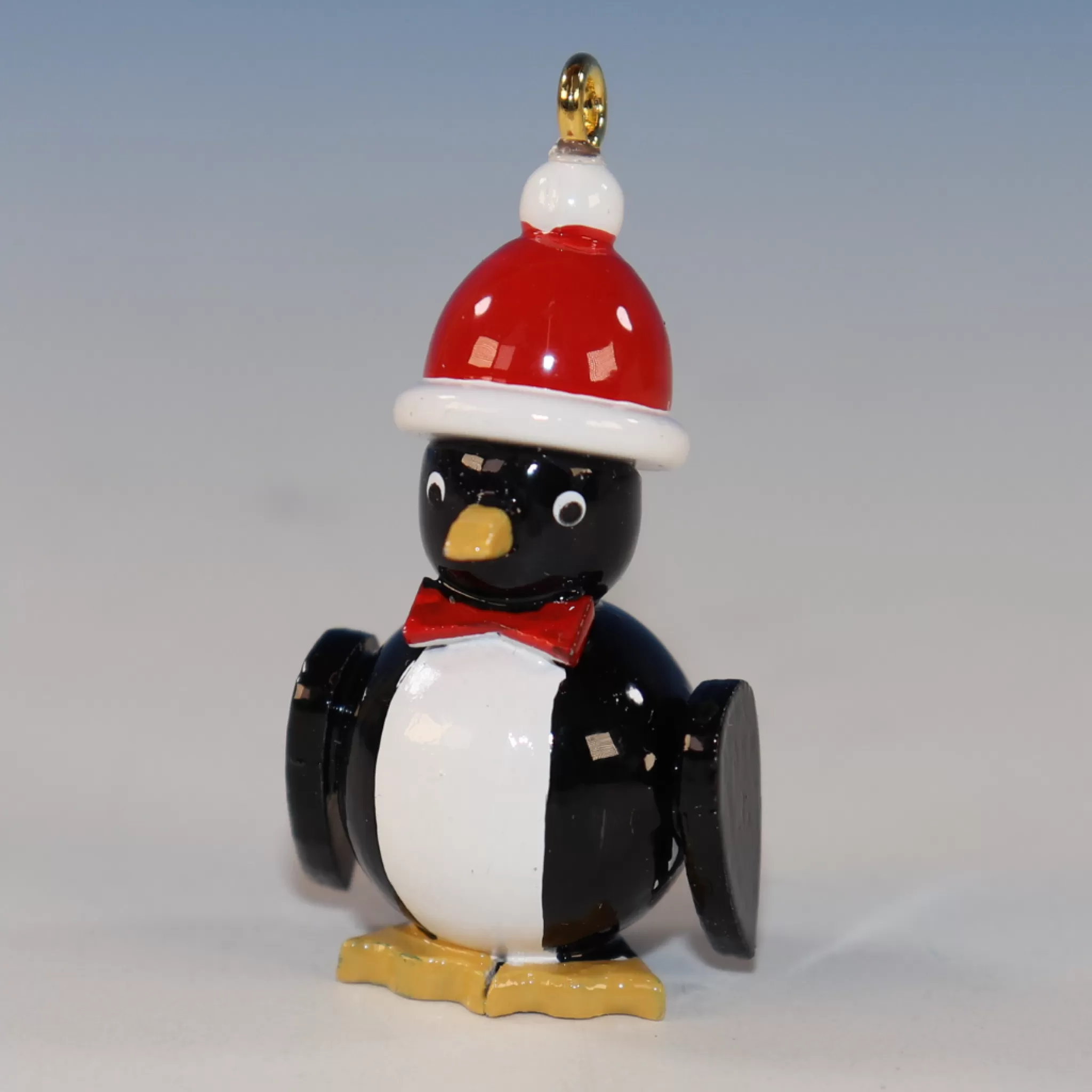 Paul Ullrich Mini Penguin With Santa Hat - Christmas Tree Decoration