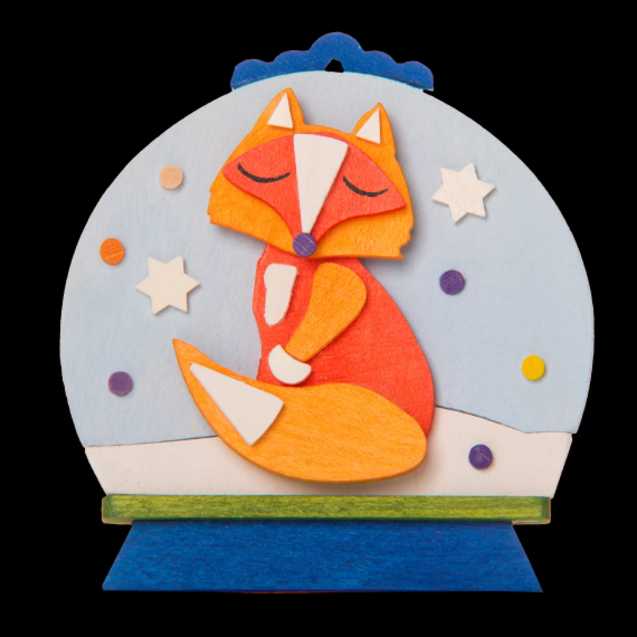 Graupner Snow Globe - Felix The Fox - Christmas Tree Decoration