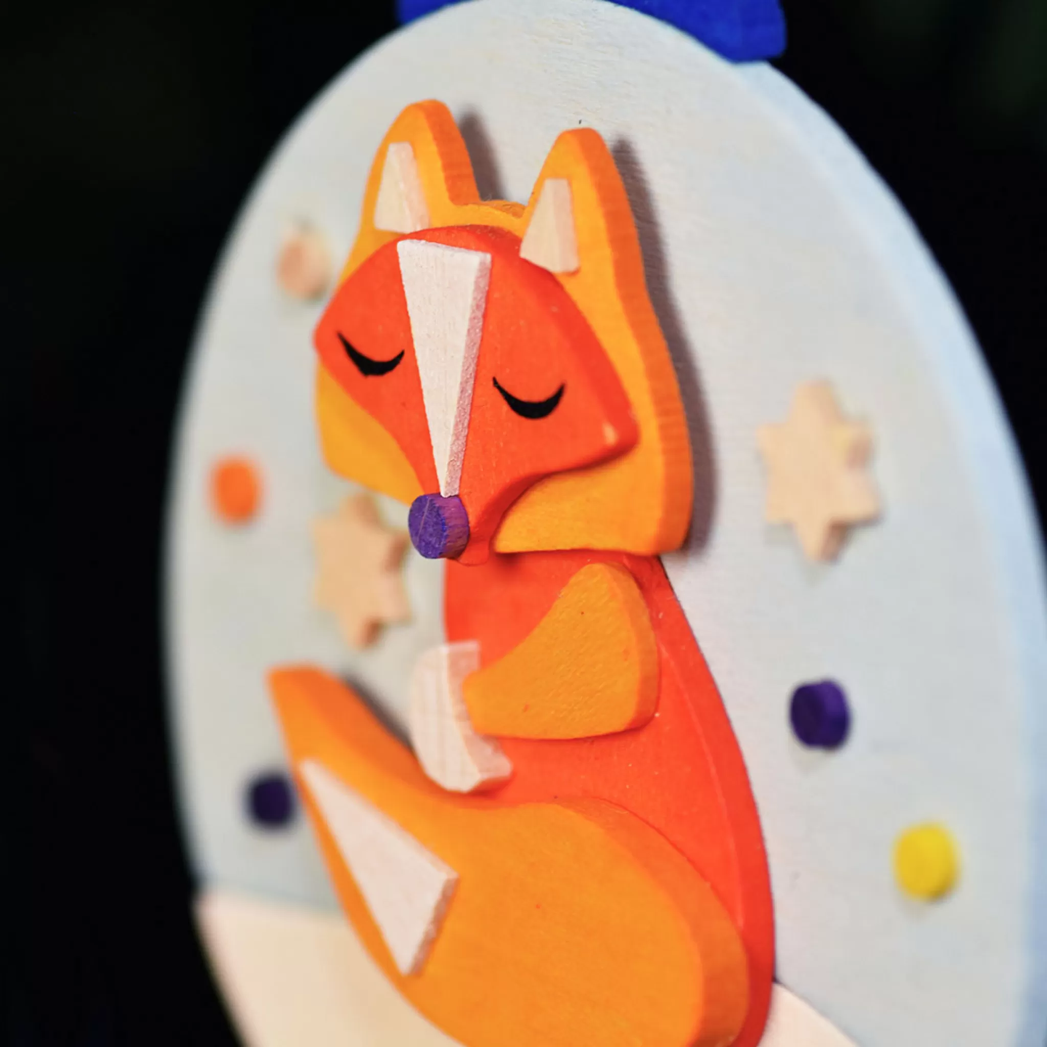 Graupner Snow Globe - Felix The Fox - Christmas Tree Decoration