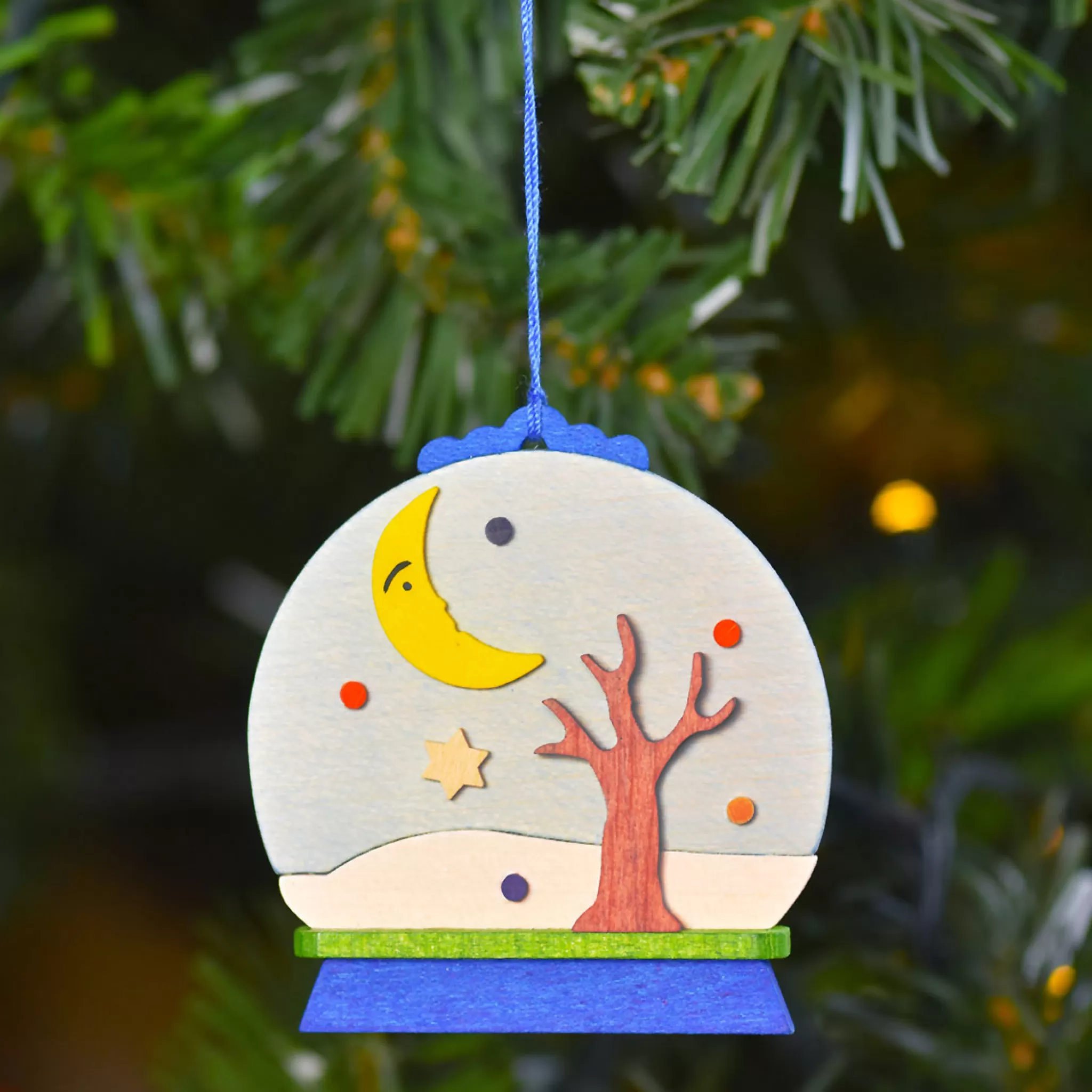 Graupner Snow Globe - Felix The Fox - Christmas Tree Decoration