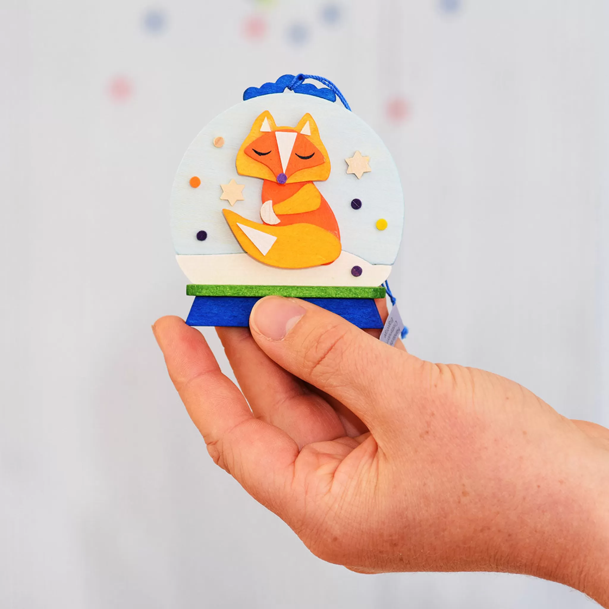 Graupner Snow Globe - Felix The Fox - Christmas Tree Decoration