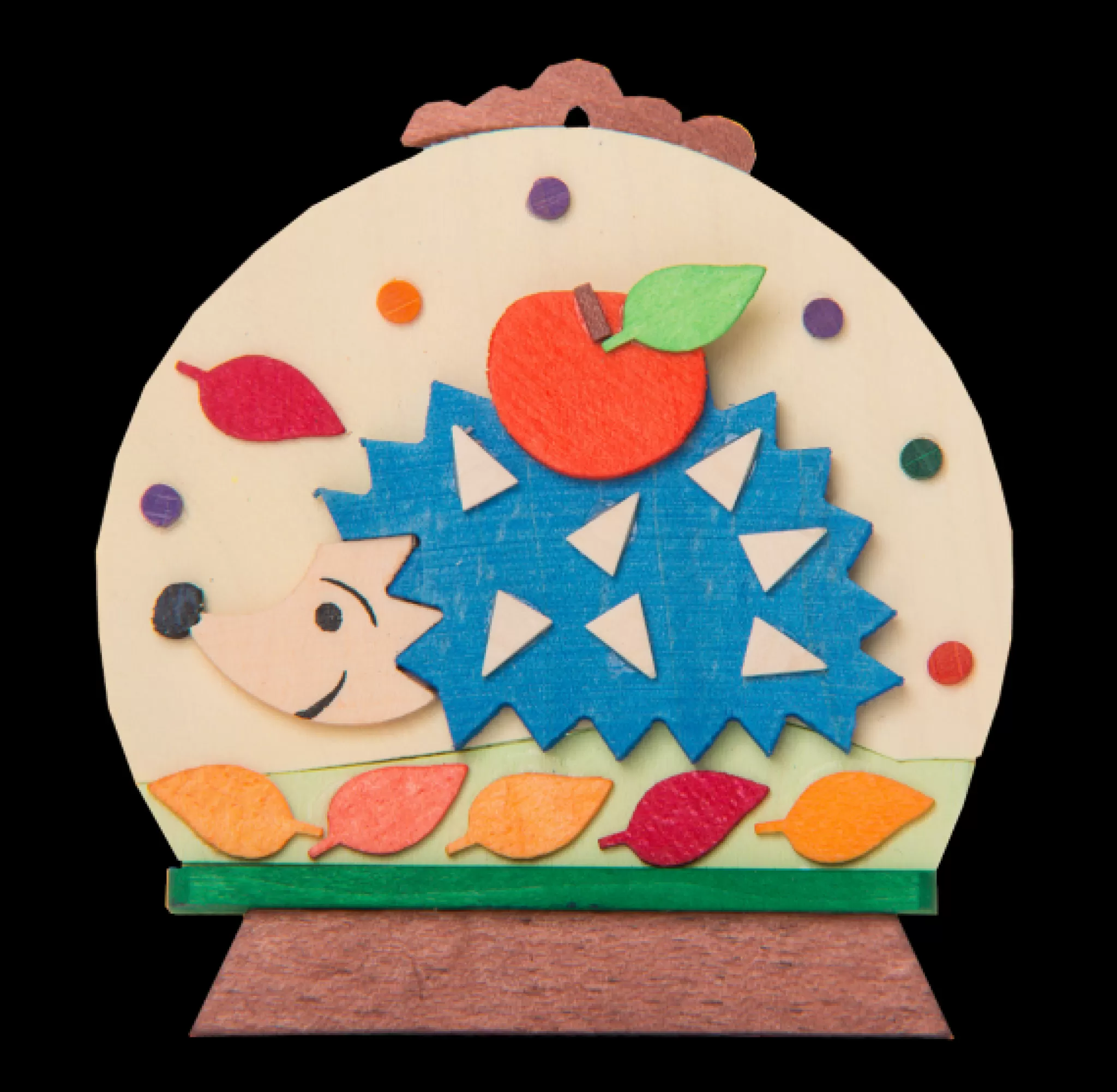 Graupner Snow Globe - Hugo Hedgehog - Christmas Tree Decoration