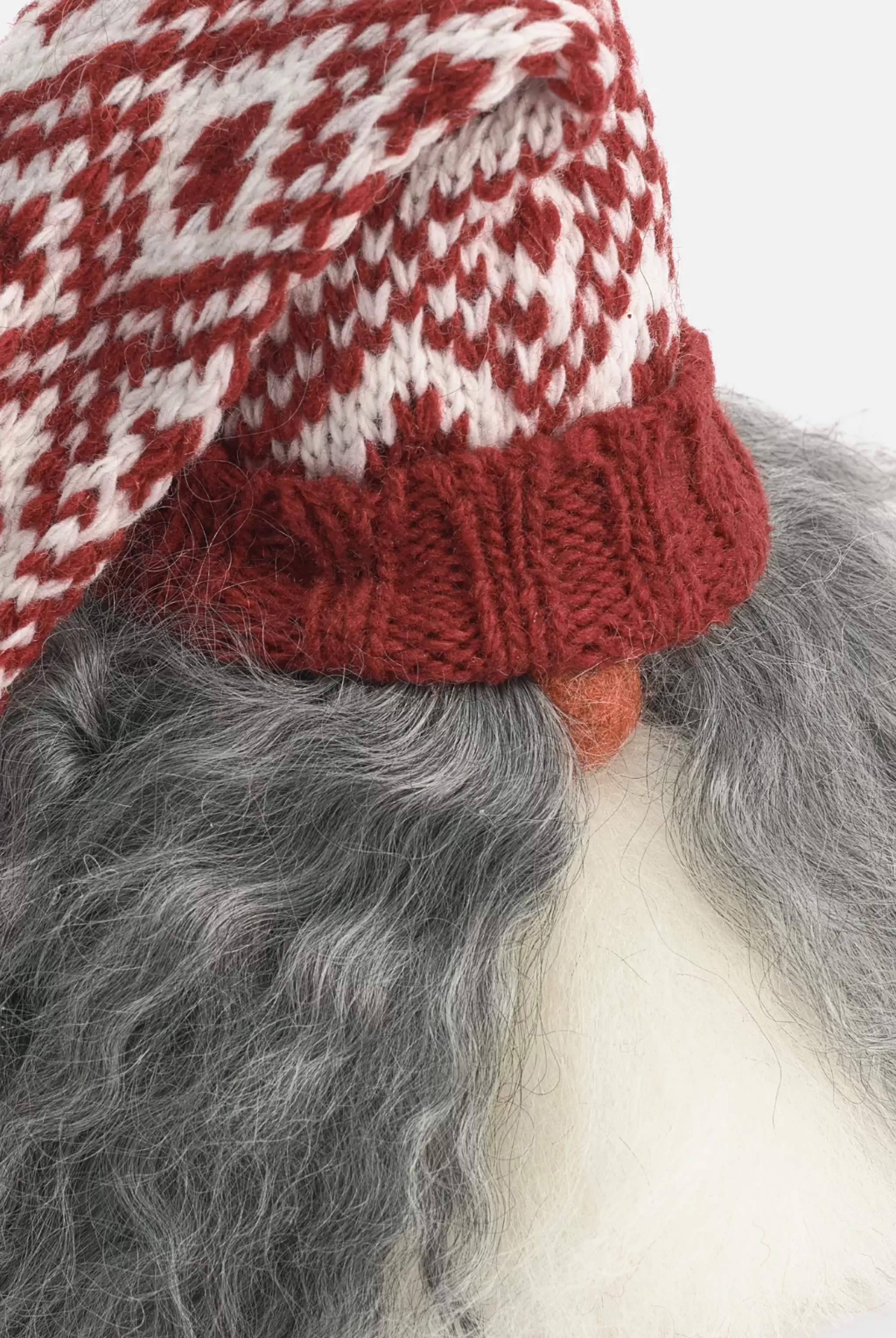Asas Tomtebod Tomte Gnome - Viktor With Knitted Cap (Red And White)