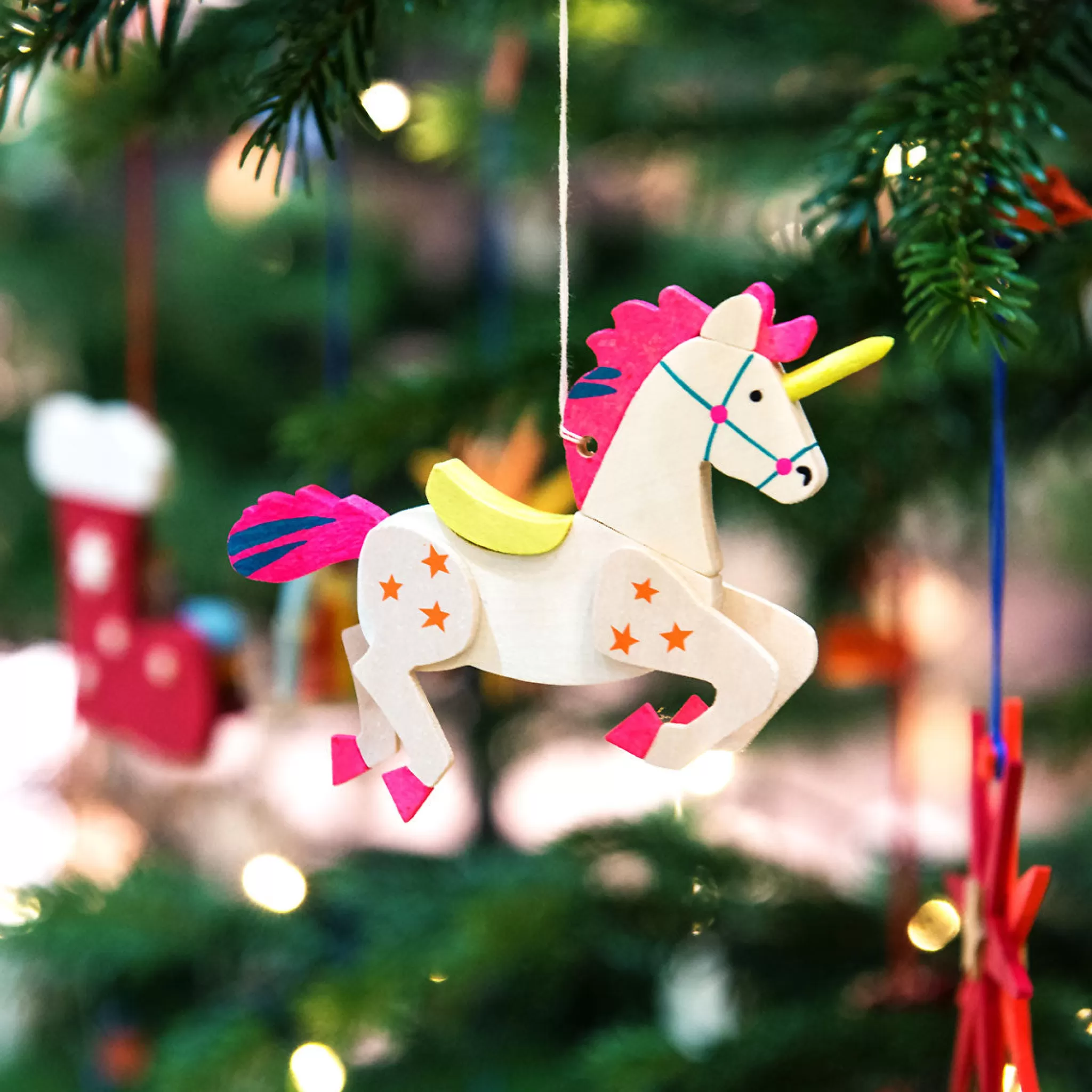 Graupner Unicorn (Orange Flamer) - Christmas Tree Decoration