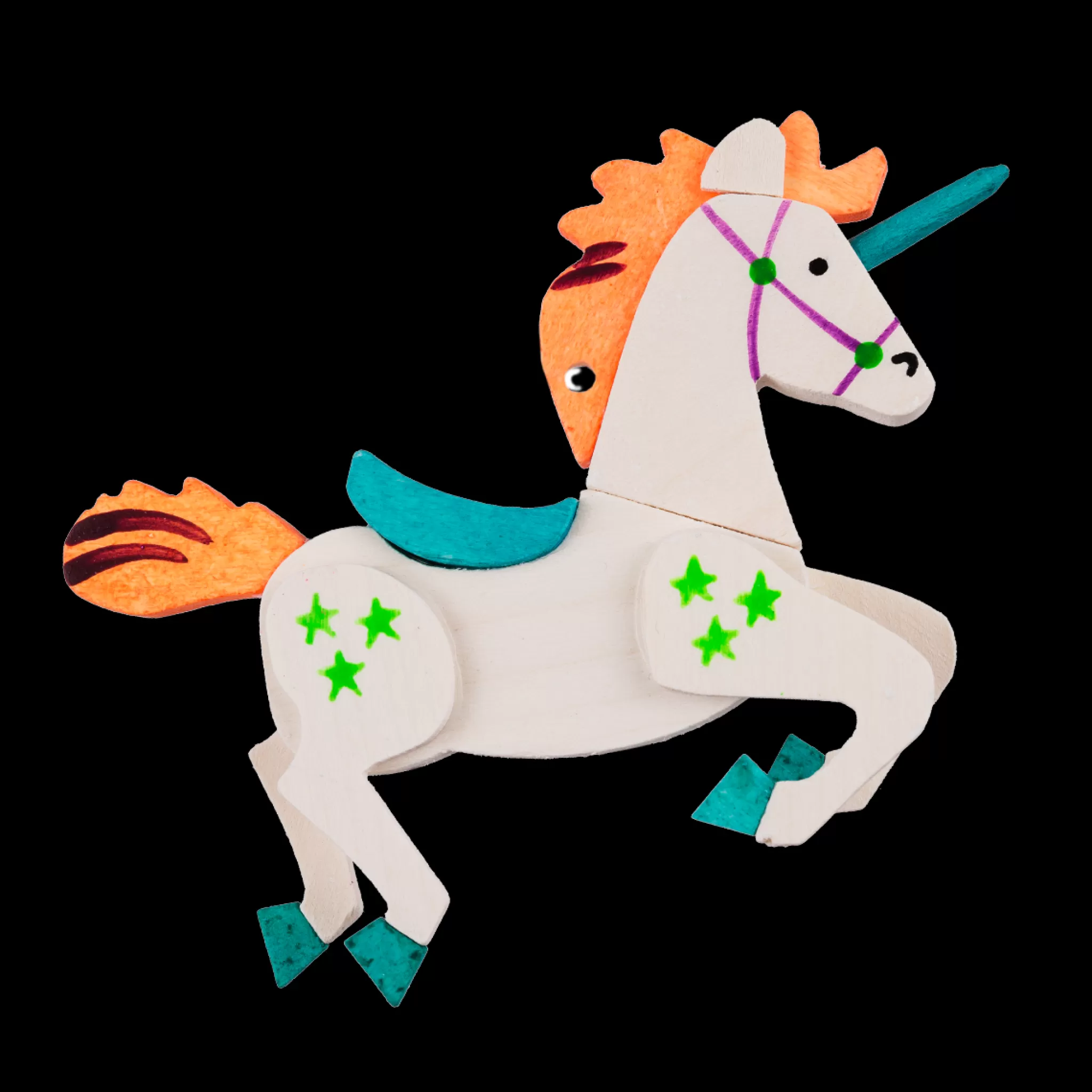 Graupner Unicorn (Orange Flamer) - Christmas Tree Decoration